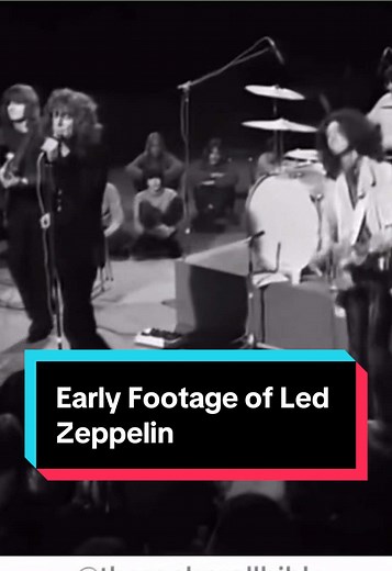 Early Footage of Led Zeppelin in 70s Rock History