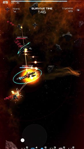 Survive the void, blast through alien hordes! #shorts