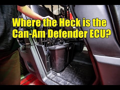 Where is the Can-Am Defender ECU Located?