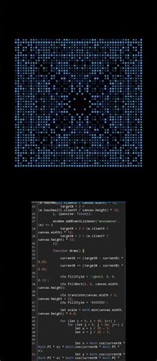 Change by touching finger #creativecoding #programming