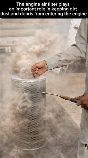 How to Clean an Engine Air Filter Properly #shorts #tricks #popular