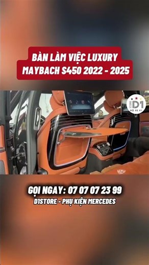 Bàn Làm Việc Luxury Maybach S-Class | Độ Chuẩn VIP Cho S450 2022–2025