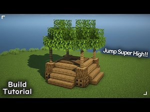 🪽 Elytra Launcher / Jump Pad 🍃 | Minecraft Tutorial