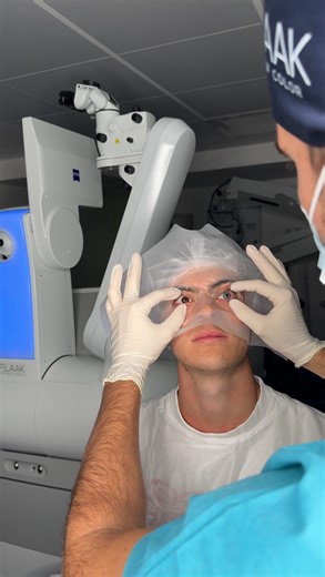 FLAAK by New Color on Instagram: "The glow is worth the effort 🔥 On the advice of FLAAK experts, our young patient, coming from the UK 🇬🇧 chose to turn his eyes into a perfect green 🤩. Surgery took place in Nice, France 🇫🇷. This procedure is called keratopigmentation (or FLAAK), it is the most advanced and natural way to change the human eye color, safely 🔬. The FLAAK Pro technique that we are developing is an innovative laser surgery that offers a painless & permanent transformation of t