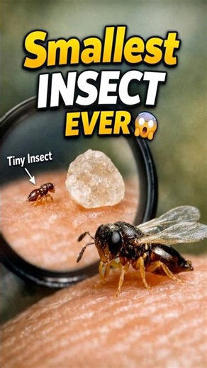 Dicopomorpha echmepterygis : world’s smallest insect