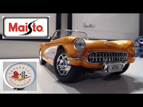 Maisto 1/18 1957 Chevrolet Corvette Diecast Model Car Review