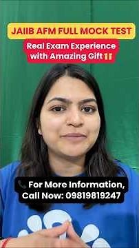 JAIIB AFM Full Mock Test with Amazing gift #jaiibafm #afm #jaiibpreparation2026 #aartipathak