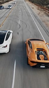 31K views · 365 reactions | Lambo VS Tesla Race!  | Topnotchidiots | Facebook