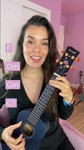 Happier by Olivia Rodrigo Ukulele Chords & Fingerpicking Tutorial #Shorts