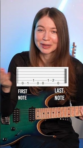 How to read guitar tabs for beginners #shorts