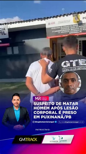 Blog do Márcio Rangel ®️ on Instagram: "Um homem, de 59 anos, foi preso na tarde desta segunda-feira (29) suspeito de cometer uma lesão corporal seguida de morte no município de Puxinanã/PB. O crime aconteceu na madrugada do domingo (28). Segundo a Polícia Civil, a vítima, identificada como Josinaldo Marcolino Gonçalves, foi encontrada já sem vida, com uma grave lesão na cabeça. A ocorrência foi atendida após acionamento do Centro Integrado de Comando e Controle (CICC), com apoio da Polícia Cien