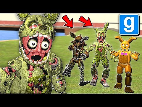 FNAF GMOD PILL PACK SHOWCASE! Geo's Nostalgia Pack! Springtrap's Amazing Animations! (Garry's Mod)