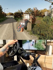 Farming Simulator Zetor 16245 Logitech Steering Wheel Manual Gearbox Thrustmaster Farmstick #dkgc