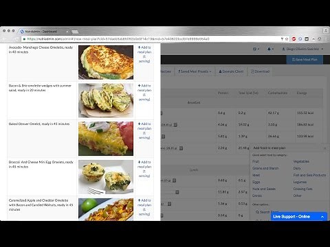 Meal Planning Software for Nutritionists | NutriAdmin
