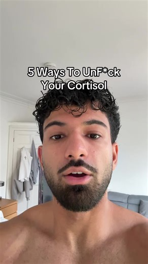 Cortisol isn’t the enemy — it’s meant to spike in the morning, then come down. These habits help you stop living in a constant stress response: Quitting daily nicotine stops the constant adrenaline hits that keep cortisol elevated and your nervous system wired. A 5–10 minute walk after meals flattens blood sugar swings, which reduces the “stress hormone” response and helps cortisol settle. No screens an hour before bed reduces light and mental stimulation so your sleep is deeper — and cortisol i