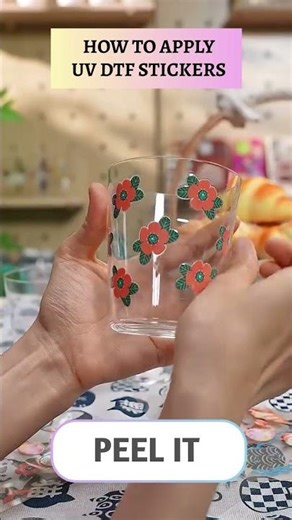 How to apply UV DTF Stickers