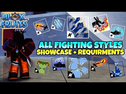 Blox Fruits All Fighting Styles Showcase and Requirements | Update 19