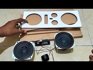 Merakit Speaker Aktif Stereo 4 inch X 2
