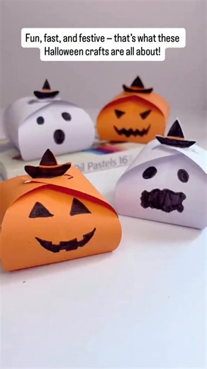 Create Halloween memories together! These crafts are fun to make, easy to decorate, and perfect for kids of all ages. Halloween family time, DIY together, kids fun, holiday crafts, creative play | GenioKid - Early Learning: speech, counting, motor skills