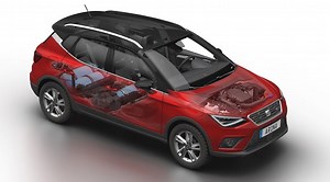 The Seat Arona TGI will make its world debut at the Paris Motor Show