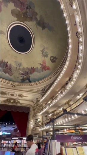 A bookstore inside an old theater 😍📚 🎭📍Buenos Aires