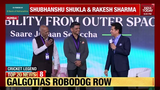 #Exclusive || Mumbai Climate Week Can you imagine? At that age, he wore the Indian colours and faced the fastest bowling again and again. That is why his name is written in letters of gold in cricket history: Astronaut Wing Commander Rakesh Sharma praises Sachin Tendulkar | India Today