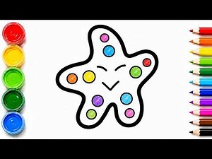How to Draw a Cute Starfish | Easy Step by Step Tutorial