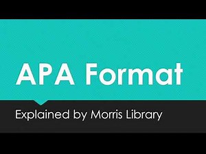 APA Format