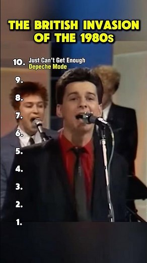 British invasion of 1980s #flashback #80ssongs