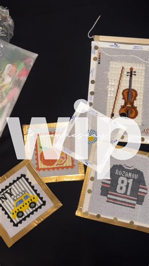 wip wednesday • • • • • • needle point hobbies 2026 work in progress #wipwednesday #needlepoint #grandmahobbies #analog