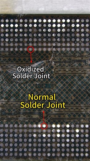 Good solder paste is so POWERFUL — joints shiny and round again. 🔥