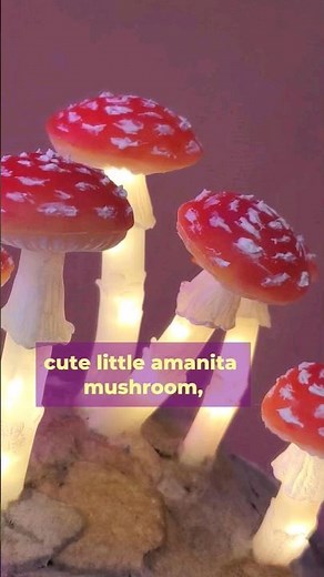 How To make polymer clay mushrooms 🌟glowing step-by-step 🌟 #janemakes #polymerclay #mushroom