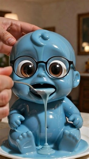 Adorable Baby Enjoys Chocolate Treats