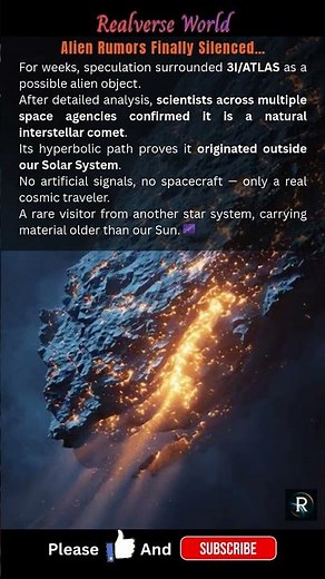 “Alien Rumors Finally Silenced | The Truth About 3I/ATLAS” #astronomy #spacefacts #spaceexploration