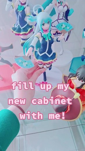 rearranging my figures 🥰 #anime#animefigure#animefigurecollection#mangashelf#mangashelving#figurecollection#konosuba#rezero#steinsgate#madokamagica