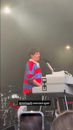 Charlie Puth performing “One Call Away” at Whatever’s Clever tour in Helsinki,Finland | July 1, 2026