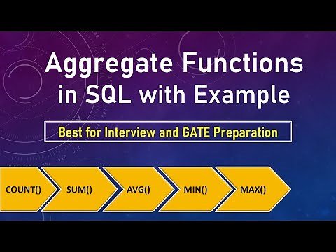 Aggregate Functions In SQL | COUNT, SUM, AVG, MIN, MAX | IFNULL( )