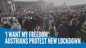 Thousands of people, many of them far-right supporters, protested in Vienna on Saturday against coronavirus restrictions a day after Austria's government announced a new lockdown and said vaccines would be made compulsory next year. Video and text by REUTERS | INQUIRER.net