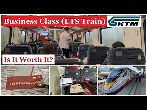 ETS Train Platinum Business Class - KL Sentral to Ipoh - Ruby Lounge, Food, Facilities, Seating #125