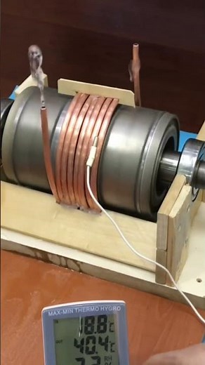 I made a magnetic water heater using magnets.#alternatör #mıknatıs #kerimakarpat #jenerator