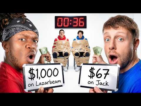 SIDEMEN BET $100,000 ON YOUTUBERS