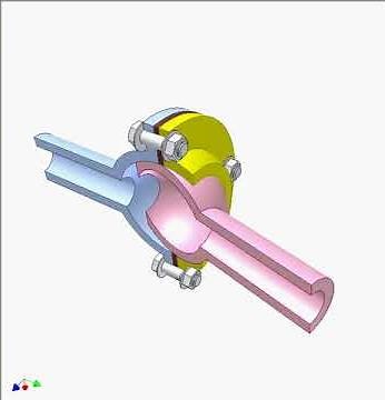 Pipe movable connection 1