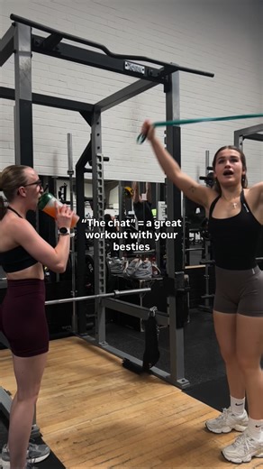 Imogen | 24 | Herts/ UK📍 on Instagram: "Best remedy to a bad day is your friends✨🫶🏼 #gymgirls #gymbesties #girlswholift #womenempowerment #womensupportwomen Do you prefer training alone or with your friends??"