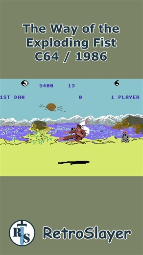 The Way of the Exploding Fist Gameplay Commodore 64
