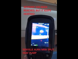 MINI SPLIT HEAT PUMP HEAD GETTING TOO HOT? (Senville) keeps heating after setpoint reached- SOLVED!