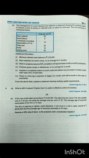 #Osmania University financial management subject model papers for 4th sem degree BBA BA