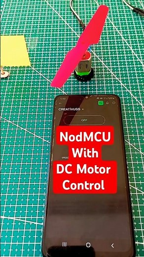 NodeMCU DC Motor Speed Control IoT Based Project