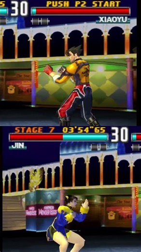 Tekken 3 Jin vs Xiaoyu Lightning Fast Fight ⚡🥋 #Shorts