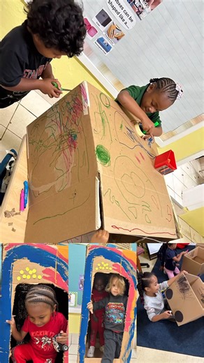 📦💡✨ From Empty Boxes to Big Ideas - Box Study! Our young investigators at Devonshire Preschool spent the past weeks diving deep into the wonderful world of boxes. Through five hands-on investigations, the children explored what we can do with boxes, the different characteristics they have, which jobs use boxes, how boxes are made, and the many ways we can move them. From building, stacking, measuring, delivering, decorating, and even pretending to be box-makers themselves, the children discove