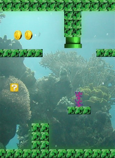 🇺🇸 Thomas Benner 🇺🇦 on Instagram: "Aquatic Mario by Student Dustin Barclay . An animation student Dustin Barclay created for my Introduction to Adobe Flash CC [Adobe Animate CC] class."